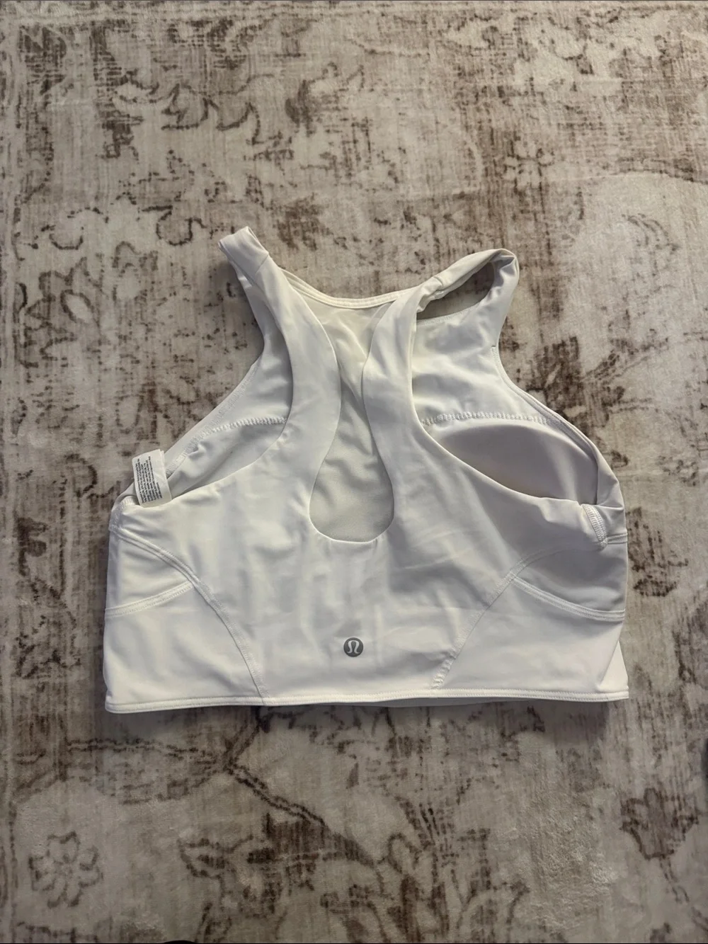 lululemon athletica White High-Neck Sport Bra